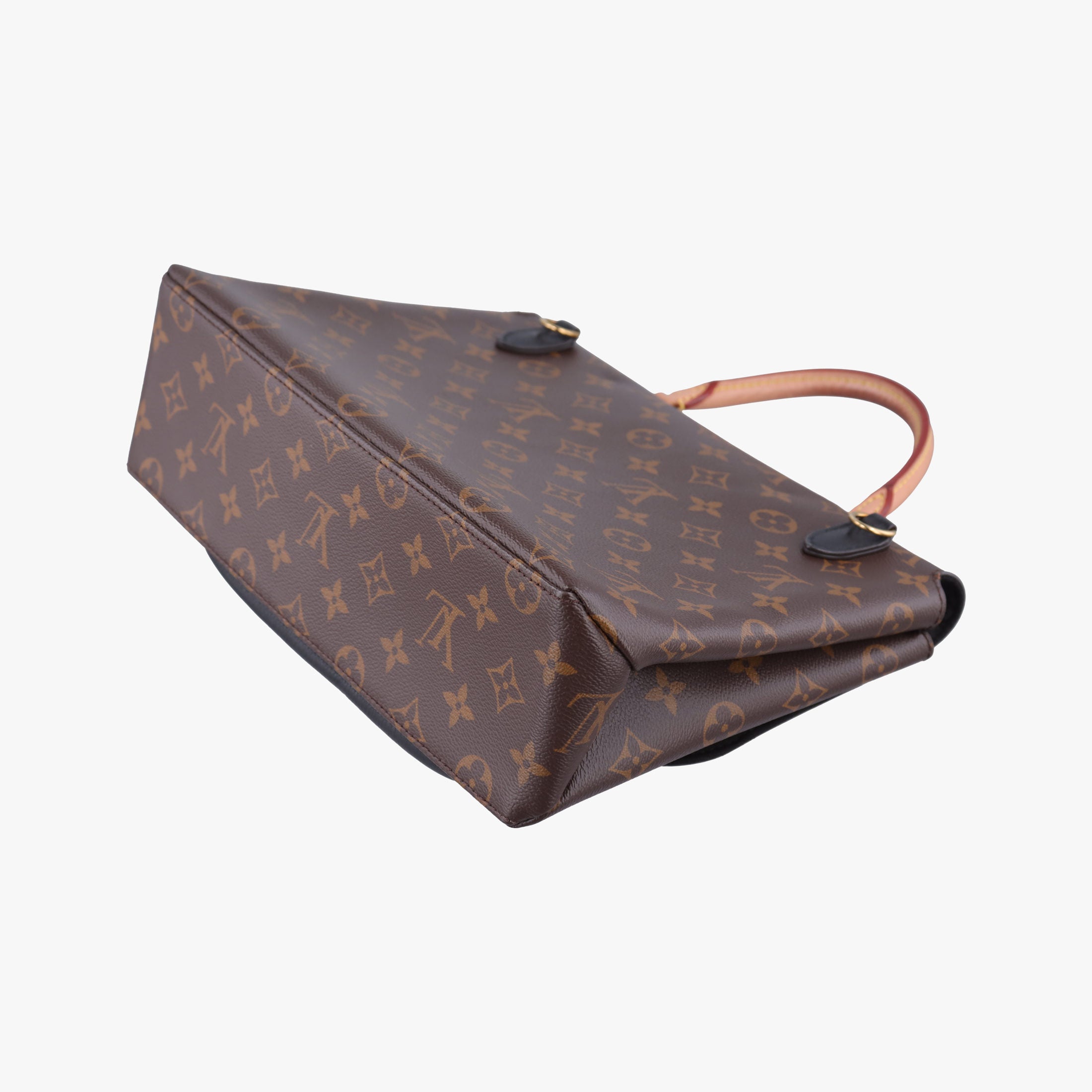 Pre-owned Louis Vuitton MARIGNAN brown×black Monogram Canvas×calf leather M44259 shoulderbag | stylenewstar
