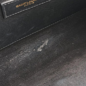 Pre-owned Yves Saint Laurent KATE Black Leather 354119 shoulderbag | stylenewstar