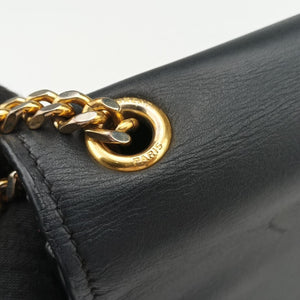 Pre-owned Yves Saint Laurent KATE Black Leather 354119 shoulderbag | stylenewstar