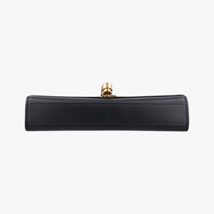 Pre-owned Yves Saint Laurent KATE Black Leather 354119 shoulderbag | stylenewstar