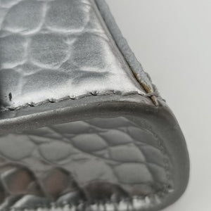 Pre-owned Balenciaga Hourglass Silver Leather  shoulderbag | stylenewstar