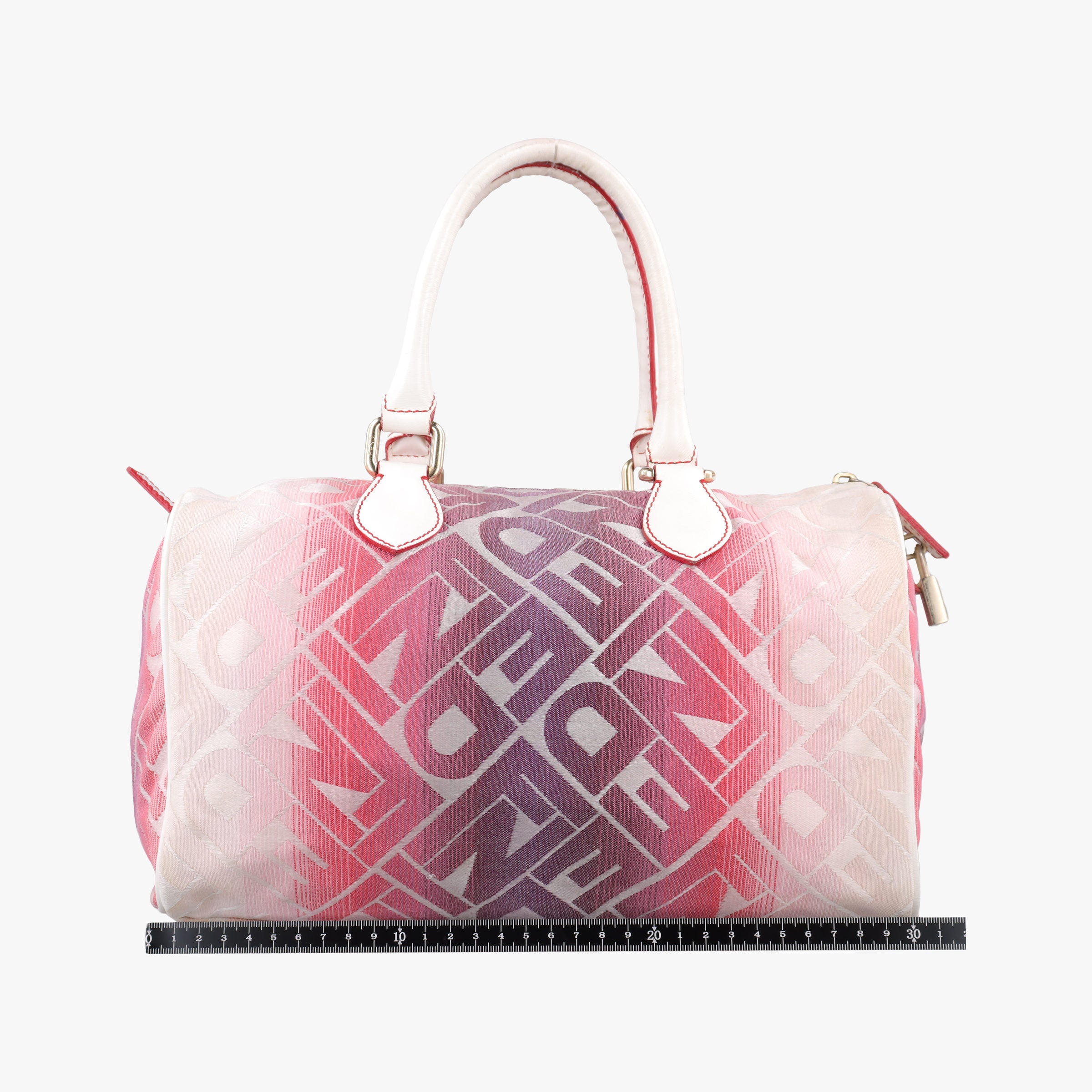 Secondhand Fendi Forever Gradient Print Pink × Fuchsia Canvas × Leather 8BL098 handbag | stylenewstar