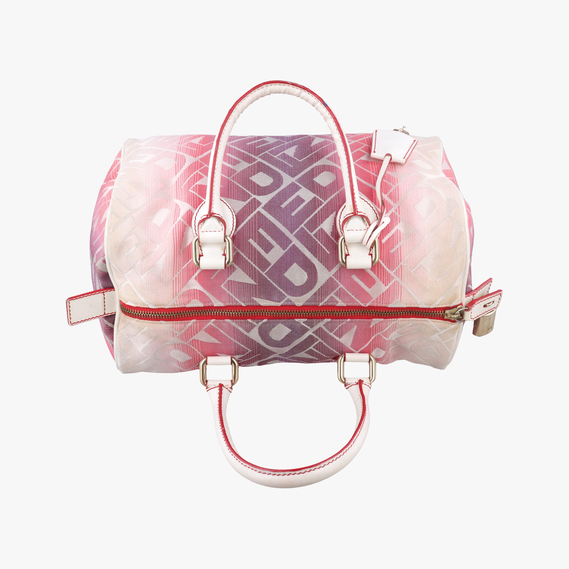 Secondhand Fendi Forever Gradient Print Pink × Fuchsia Canvas × Leather 8BL098 handbag | stylenewstar