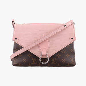 Pre-owned Louis Vuitton SAINT MICHEL Monogram×Rose Ballerine Monogram Canvas×epi M44033 shoulderbag | stylenewstar
