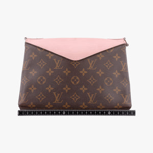 Pre-owned Louis Vuitton SAINT MICHEL Monogram×Rose Ballerine Monogram Canvas×epi M44033 shoulderbag | stylenewstar