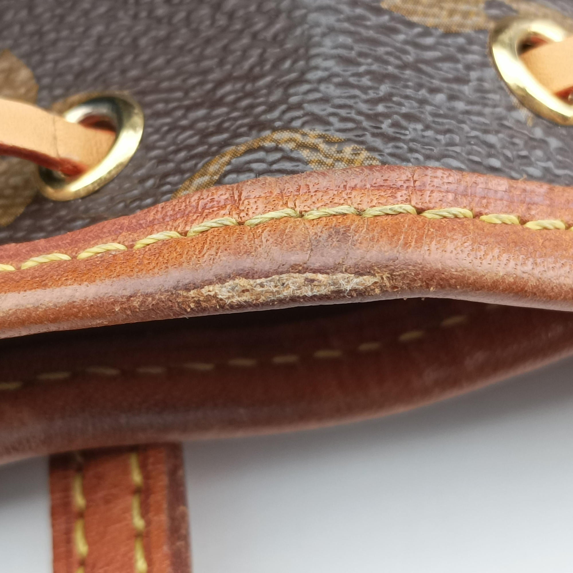Pre-owned Louis Vuitton Nano Noe Brown Monogram Canvas M41346 shoulderbag | stylenewstar