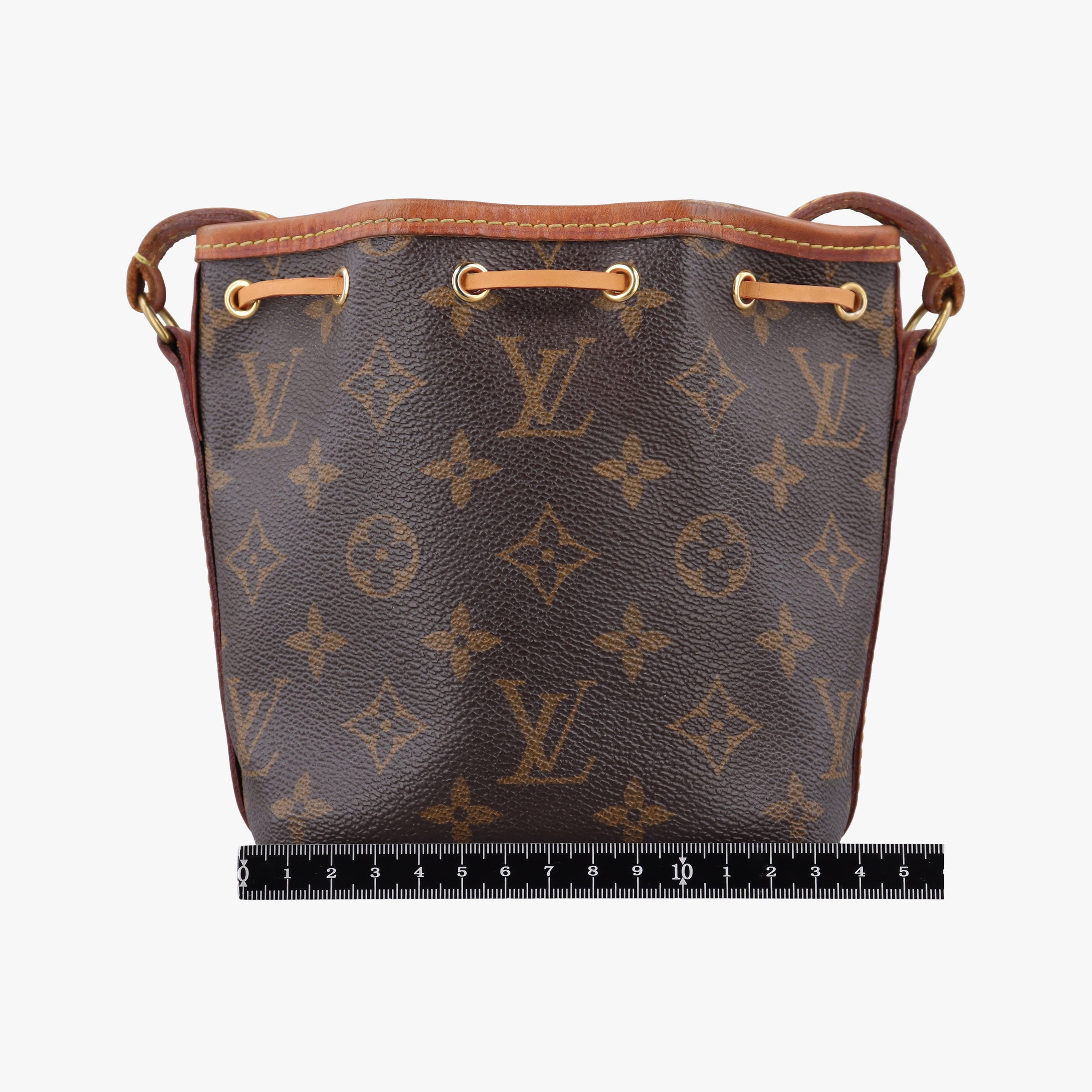 Pre-owned Louis Vuitton Nano Noe Brown Monogram Canvas M41346 shoulderbag | stylenewstar