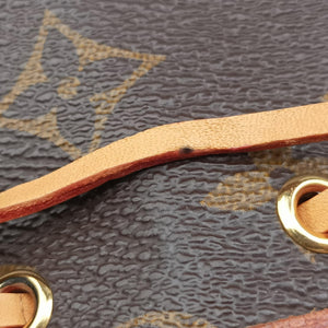 Pre-owned Louis Vuitton Nano Noe Brown Monogram Canvas M41346 shoulderbag | stylenewstar