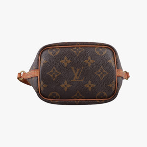 Pre-owned Louis Vuitton Nano Noe Brown Monogram Canvas M41346 shoulderbag | stylenewstar