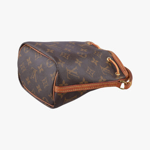 Pre-owned Louis Vuitton Nano Noe Brown Monogram Canvas M41346 shoulderbag | stylenewstar