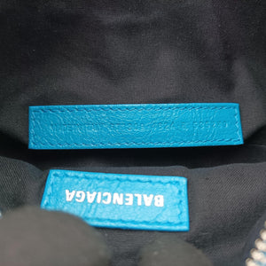 Vintage Balenciaga Le Cagole Blue Leather  shoulderbag | stylenewstar