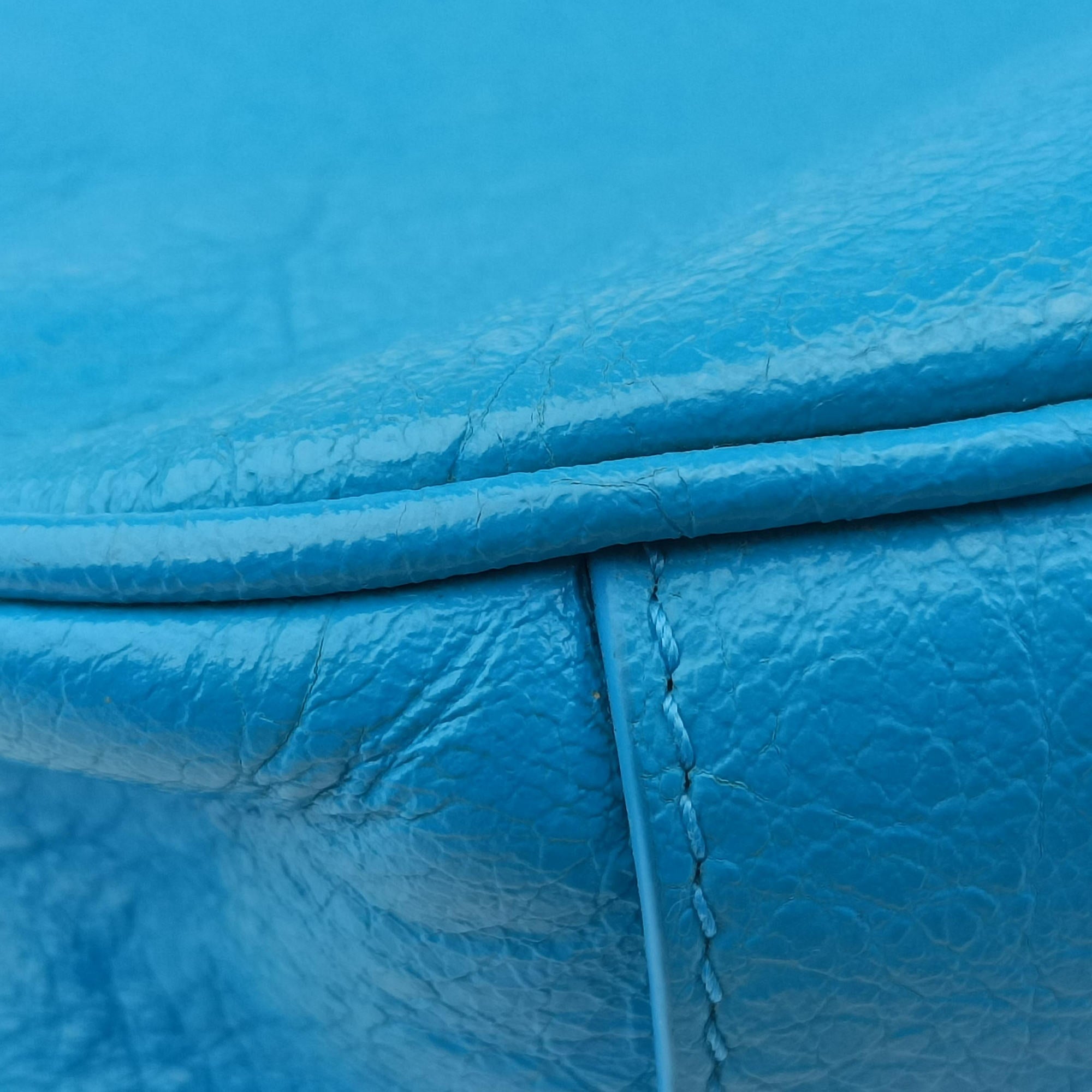 Vintage Balenciaga Le Cagole Blue Leather  shoulderbag | stylenewstar