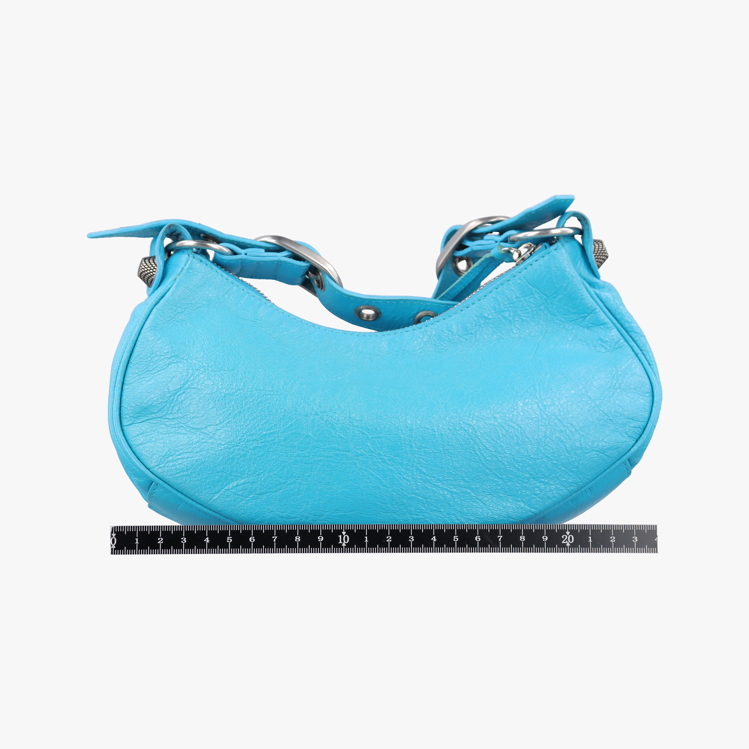Vintage Balenciaga Le Cagole Blue Leather  shoulderbag | stylenewstar