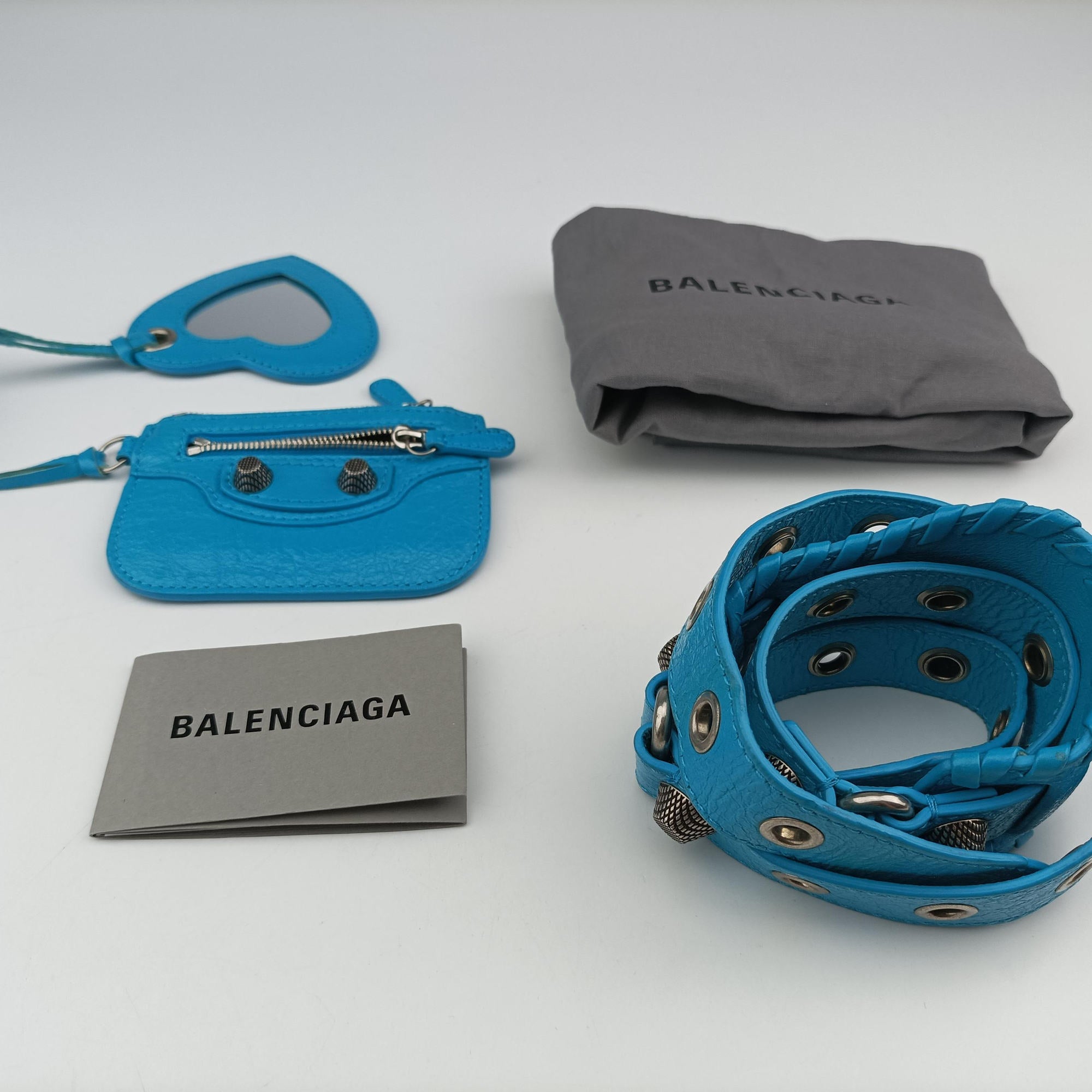 Vintage Balenciaga Le Cagole Blue Leather  shoulderbag | stylenewstar