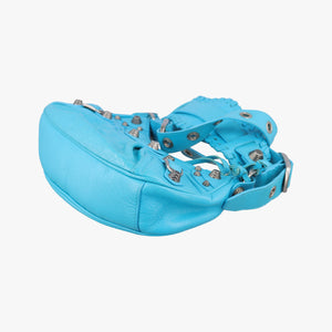 Vintage Balenciaga Le Cagole Blue Leather  shoulderbag | stylenewstar