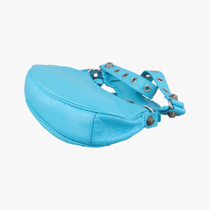 Vintage Balenciaga Le Cagole Blue Leather  shoulderbag | stylenewstar