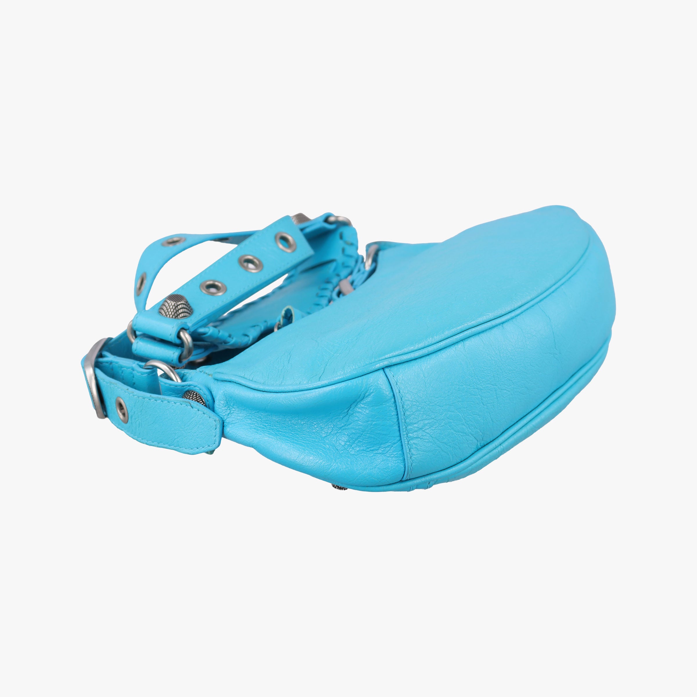 Vintage Balenciaga Le Cagole Blue Leather  shoulderbag | stylenewstar
