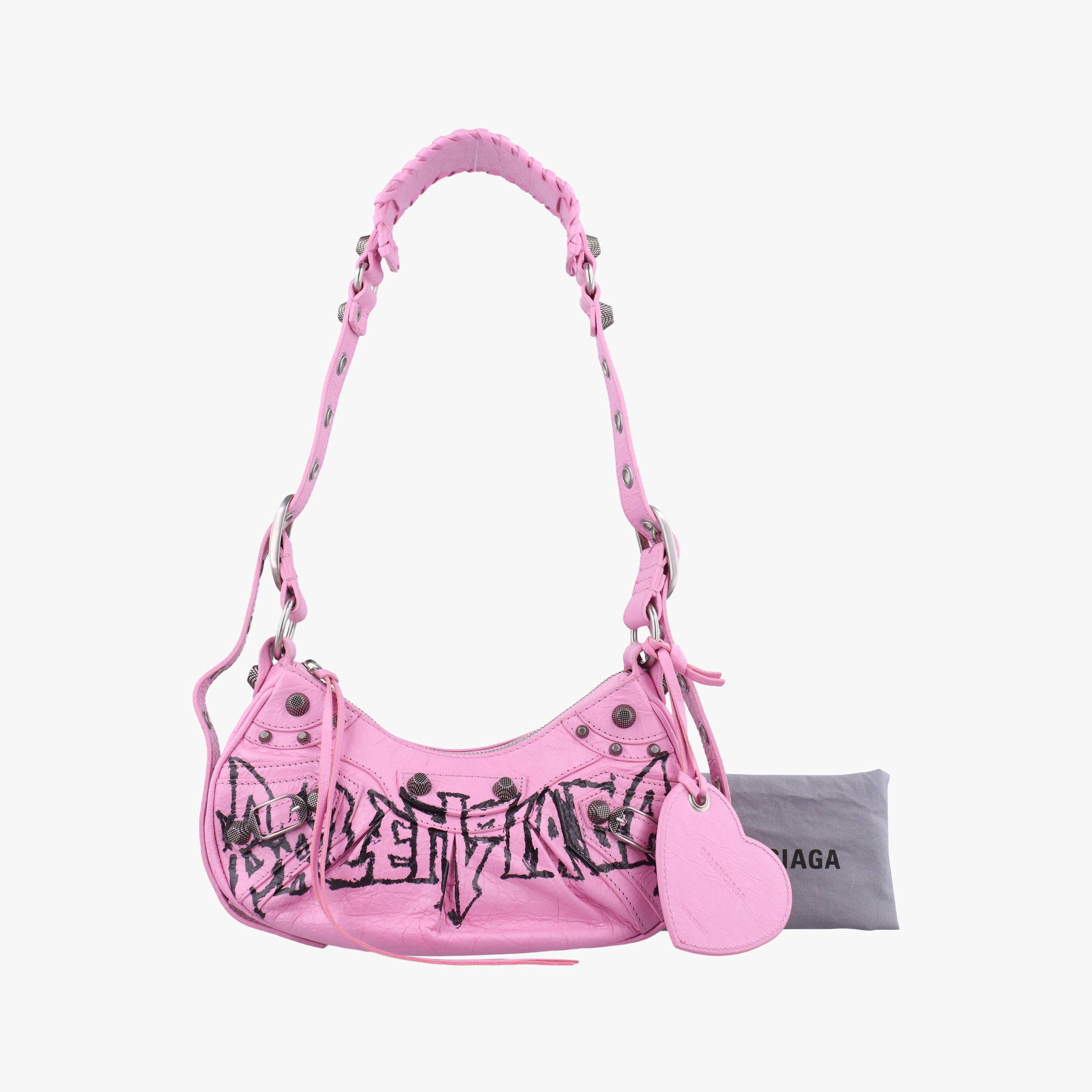 Vintage Balenciaga Le Cagole mini Pink Leather  shoulderbag | stylenewstar