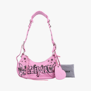 Vintage Balenciaga Le Cagole mini Pink Leather  shoulderbag | stylenewstar