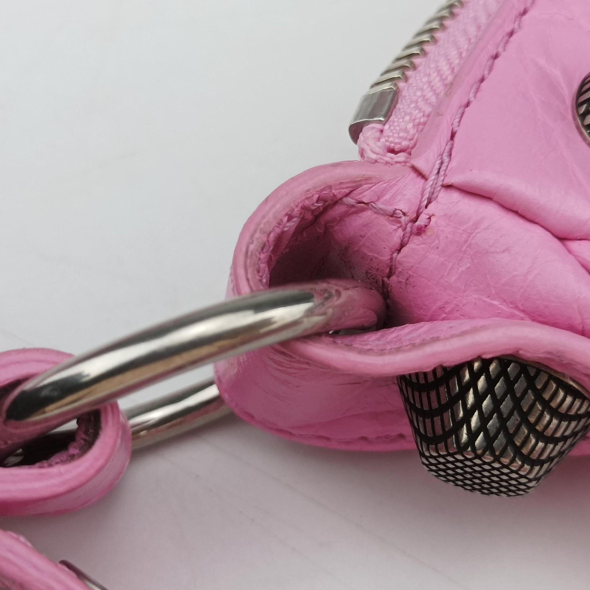 Vintage Balenciaga Le Cagole mini Pink Leather  shoulderbag | stylenewstar