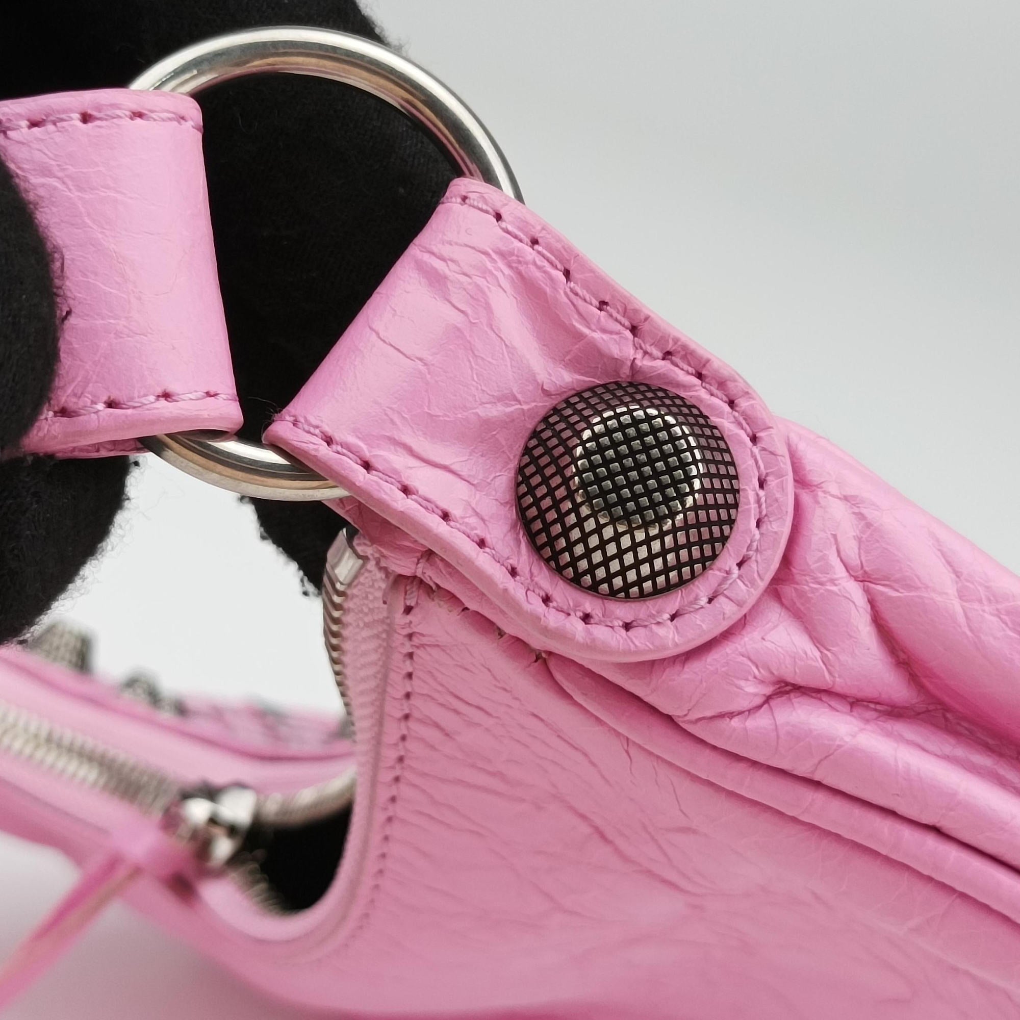 Vintage Balenciaga Le Cagole mini Pink Leather  shoulderbag | stylenewstar