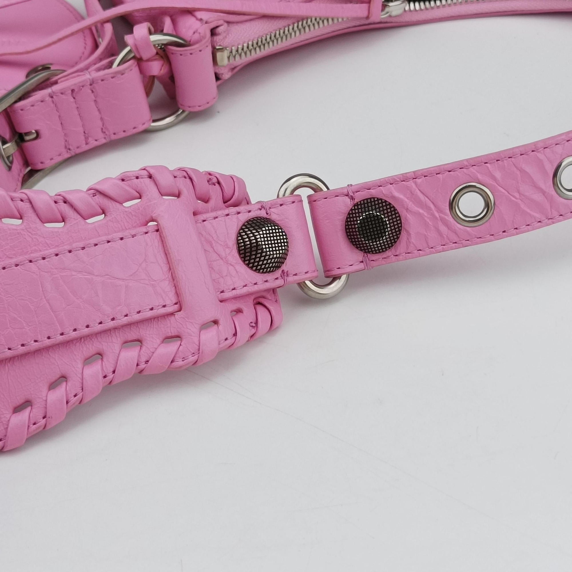 Vintage Balenciaga Le Cagole mini Pink Leather  shoulderbag | stylenewstar