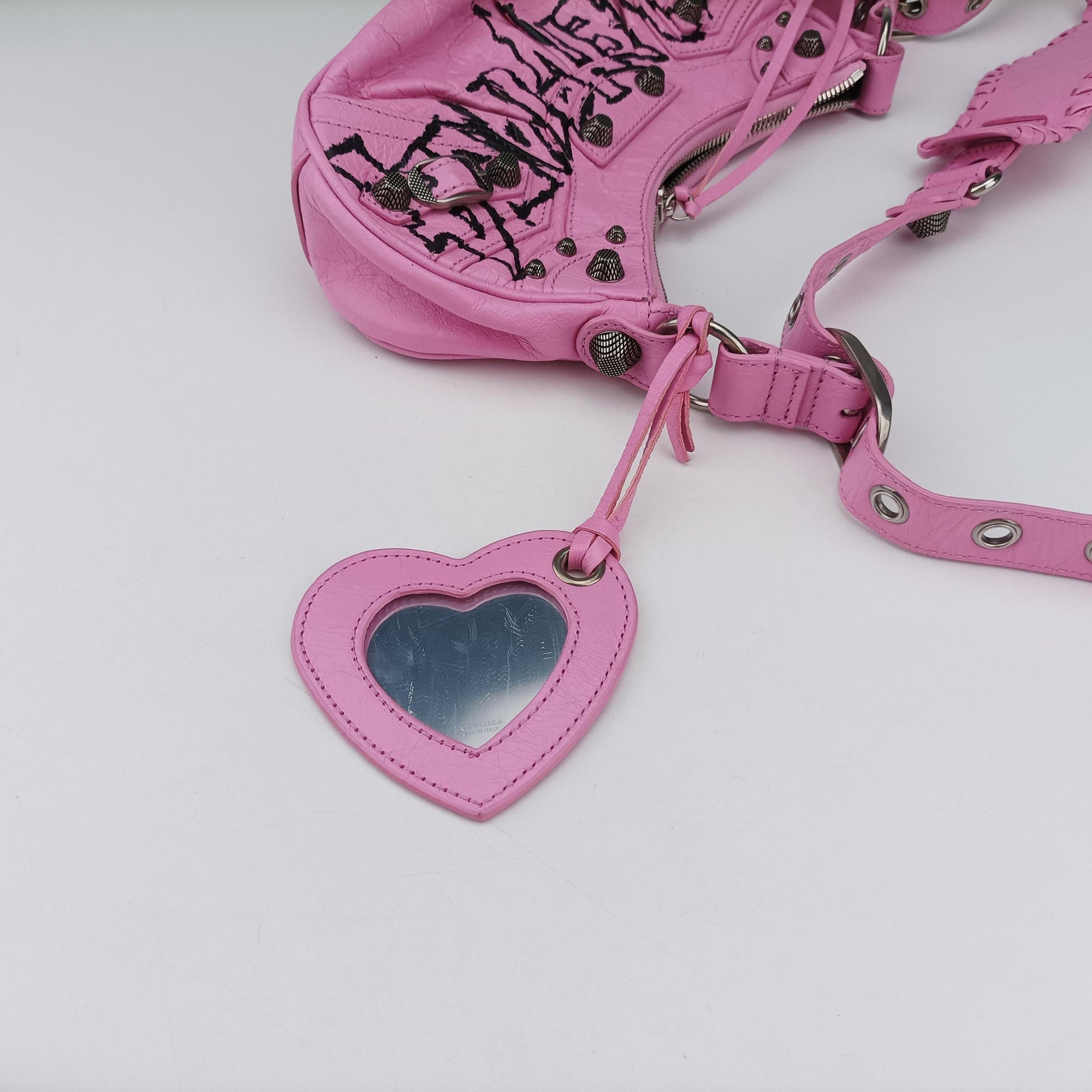 Vintage Balenciaga Le Cagole mini Pink Leather  shoulderbag | stylenewstar