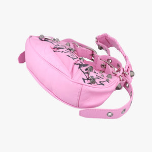 Vintage Balenciaga Le Cagole mini Pink Leather  shoulderbag | stylenewstar