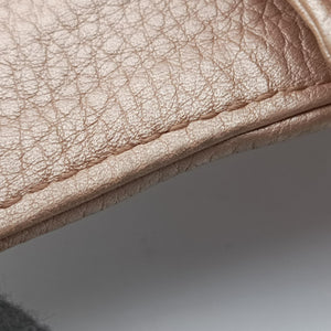 Pre-owned Gucci 1973 Double G Golden-pink Leather 251821 shoulderbag | stylenewstar