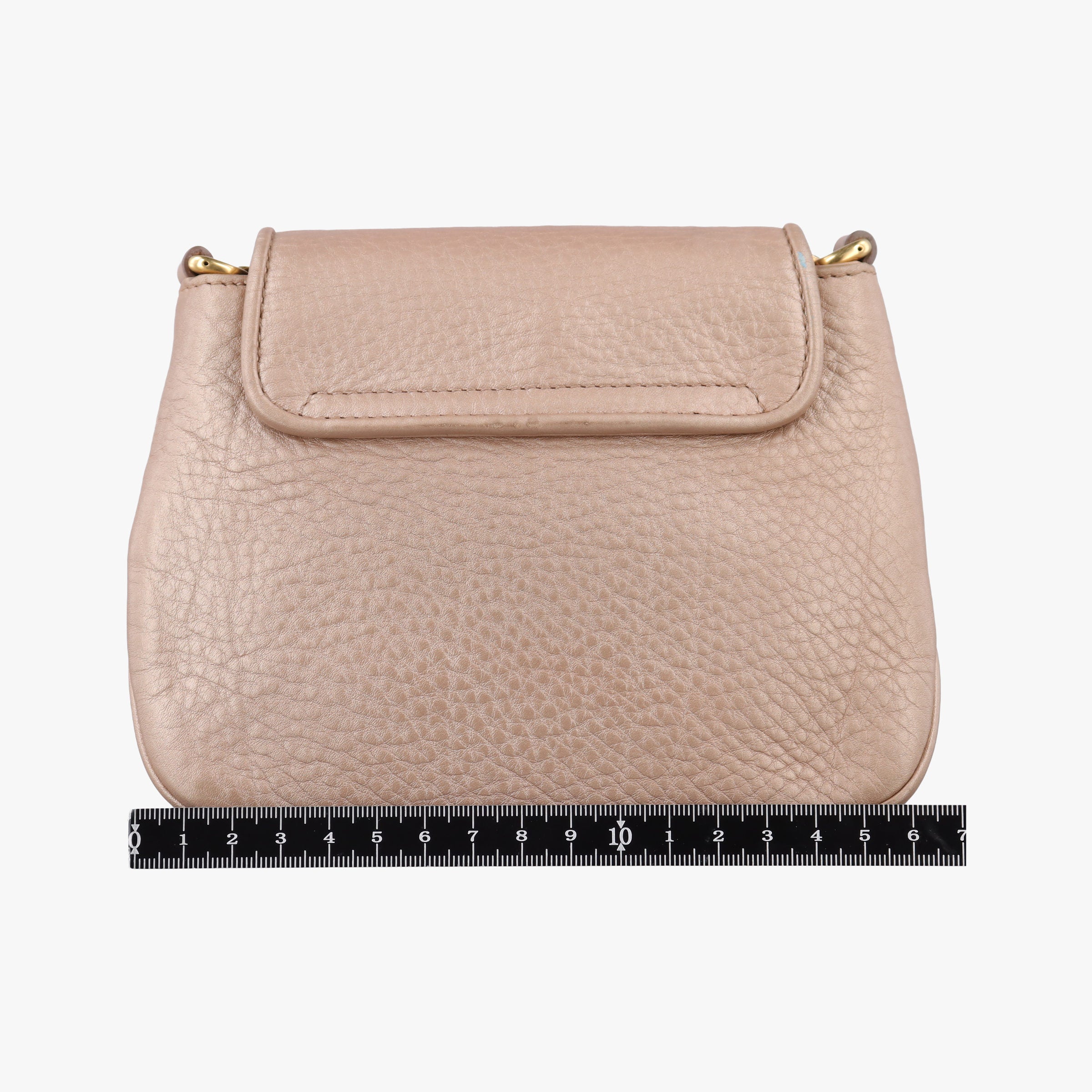 Pre-owned Gucci 1973 Double G Golden-pink Leather 251821 shoulderbag | stylenewstar