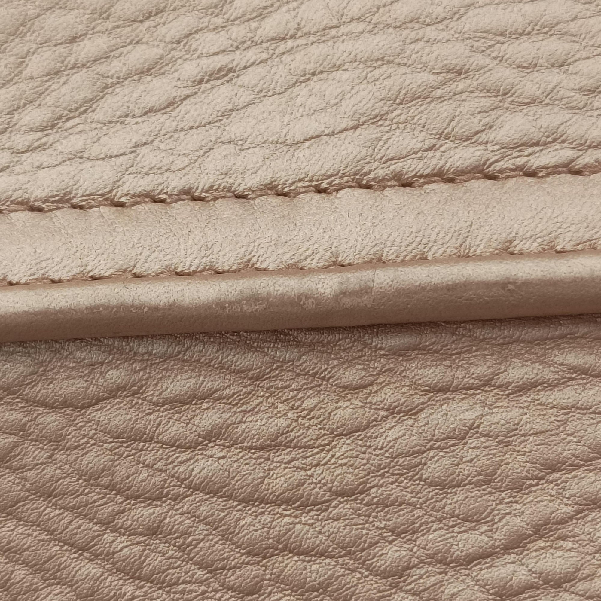 Pre-owned Gucci 1973 Double G Golden-pink Leather 251821 shoulderbag | stylenewstar
