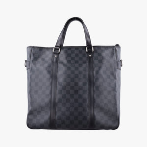Secondhand Louis Vuitton Tadao Graphite Damier Graphite N41259 handbag | stylenewstar