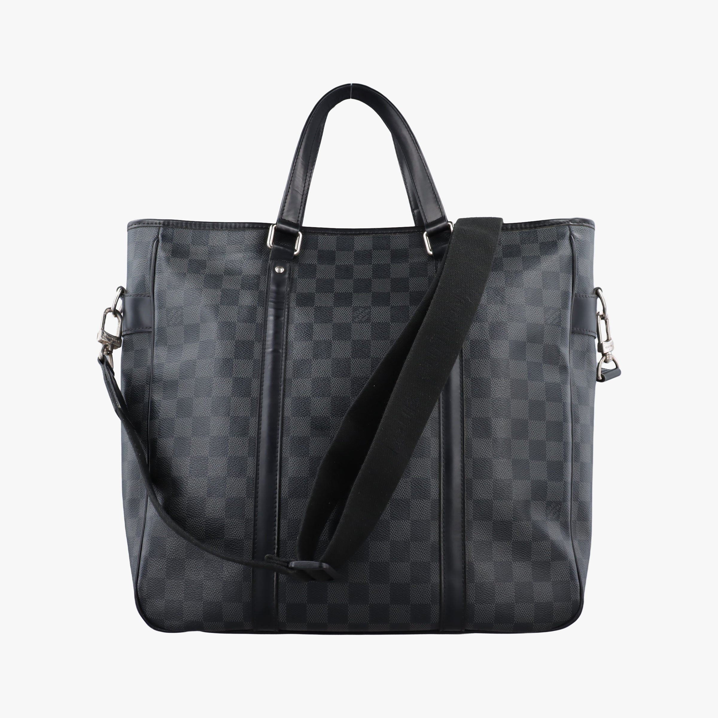 Secondhand Louis Vuitton TADAO Noir Damier Graphite N51192 shoulderbag | stylenewstar