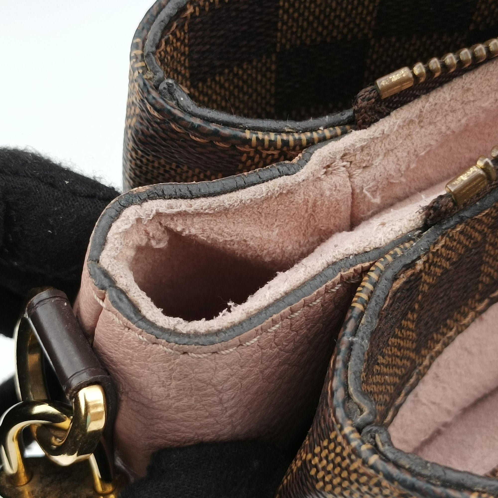 Vintage Louis Vuitton Normandy Magnolia×Pink Damier canvas×Taurillon leather N41488 handbag | stylenewstar