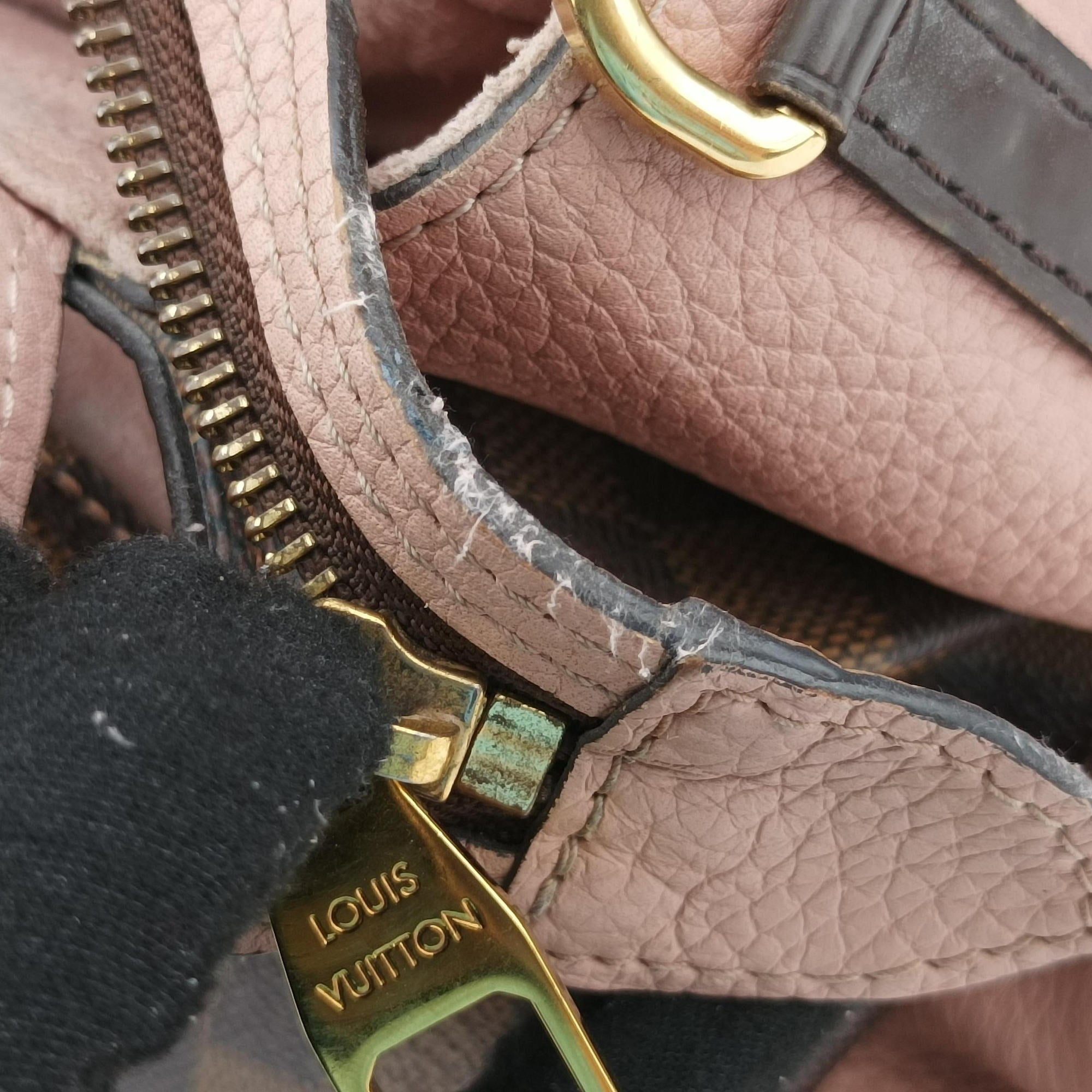 Vintage Louis Vuitton Normandy Magnolia×Pink Damier canvas×Taurillon leather N41488 handbag | stylenewstar
