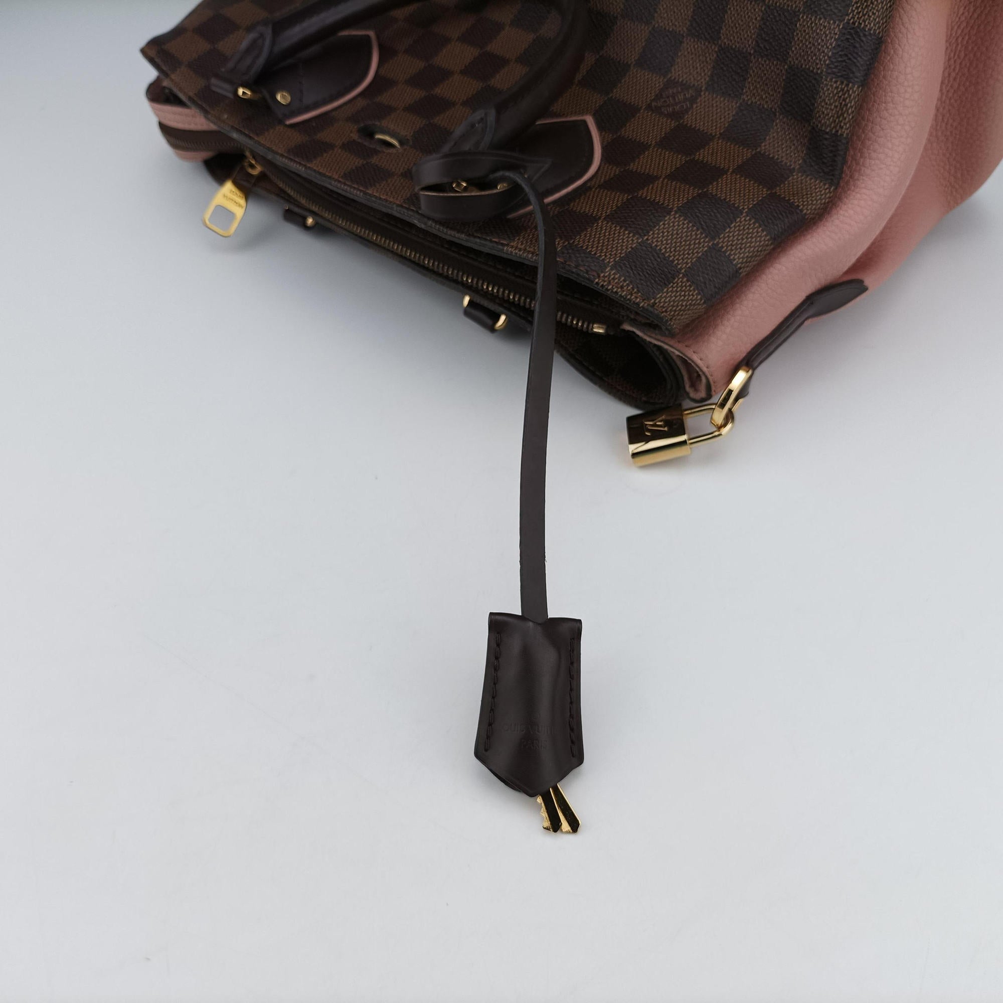 Vintage Louis Vuitton Normandy Magnolia×Pink Damier canvas×Taurillon leather N41488 handbag | stylenewstar