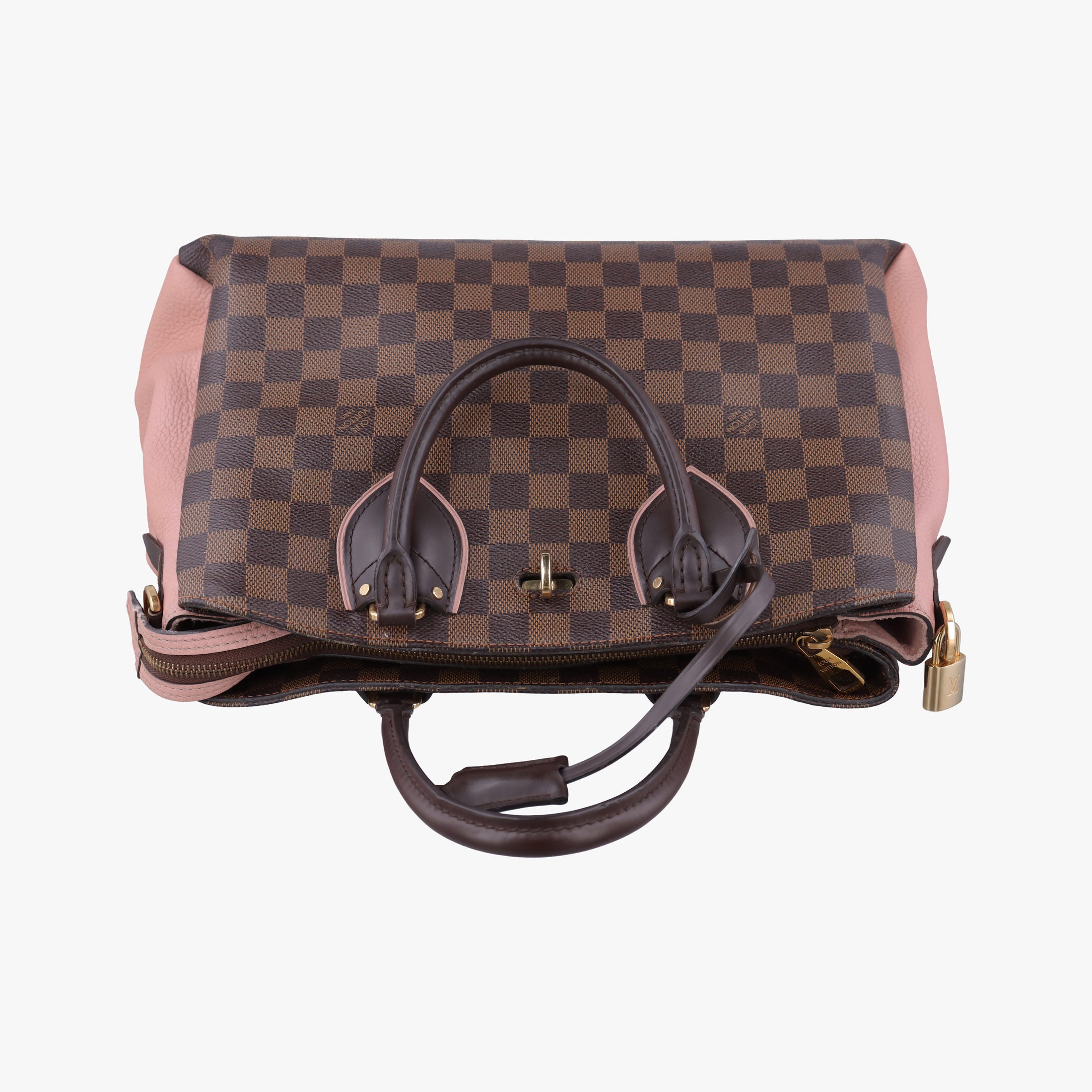 Vintage Louis Vuitton Normandy Magnolia×Pink Damier canvas×Taurillon leather N41488 handbag | stylenewstar