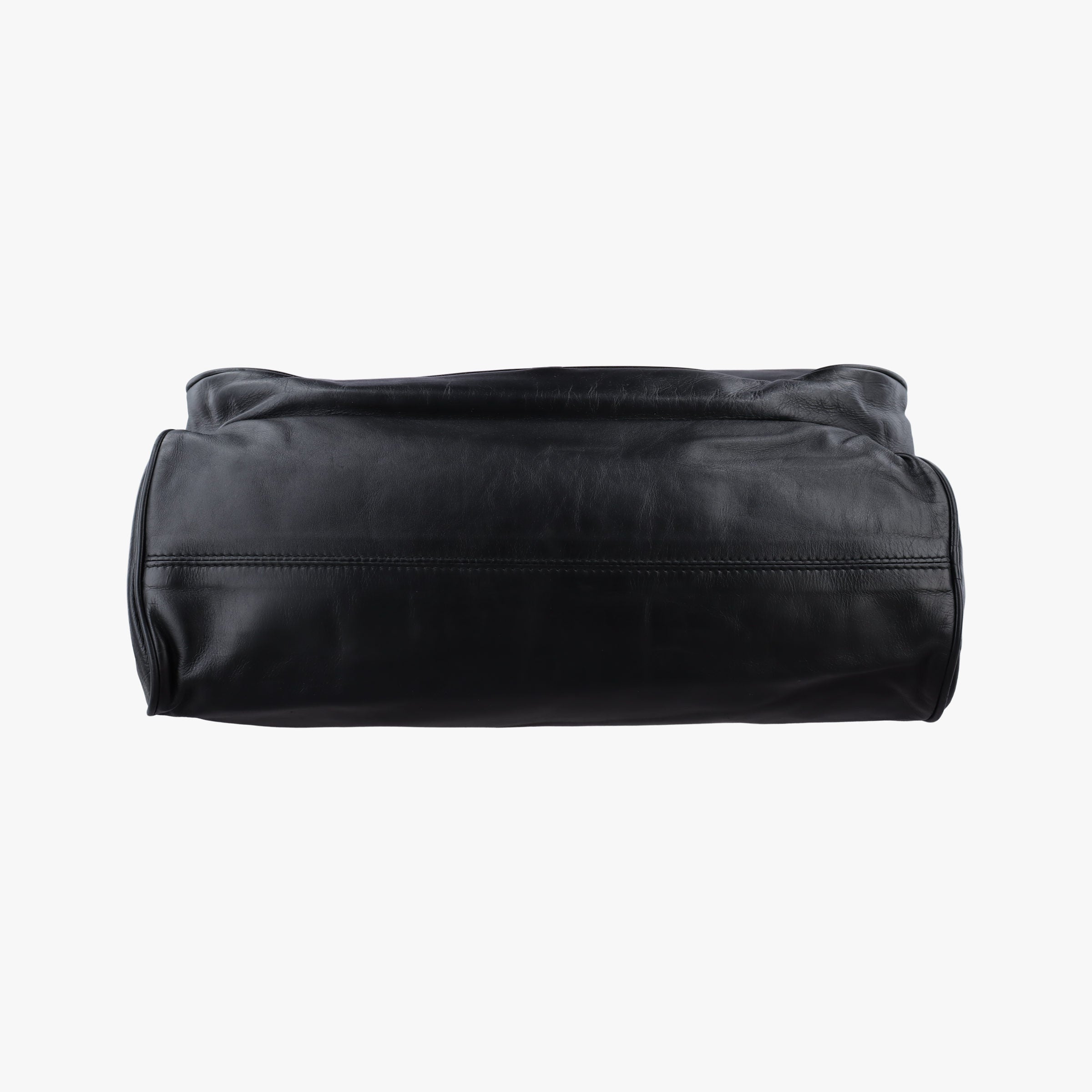 Pre-owned Bottega Veneta Intrecciato Black lambskin  handbag | stylenewstar