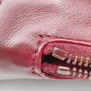 Secondhand Christian Dior Ethnic Braided Tote burgundy×Multicolour canvas×leather  handbag | stylenewstar