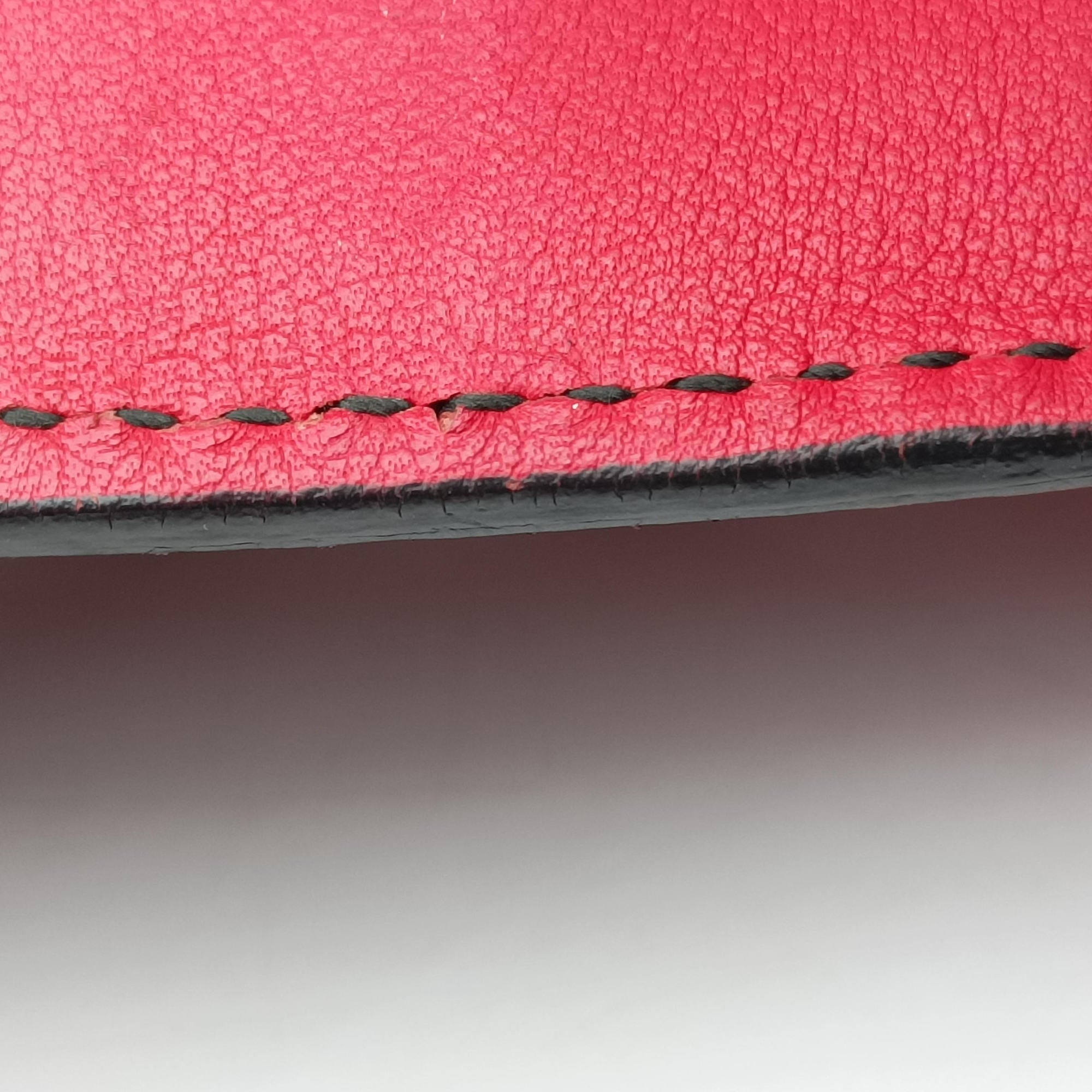 Pre-owned Gucci Emily Red Leather 295402 shoulderbag | stylenewstar