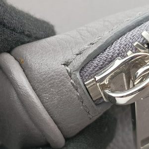 Pre-owned Christian Dior saddle Grey leather  bum bag/waist bag | stylenewstar