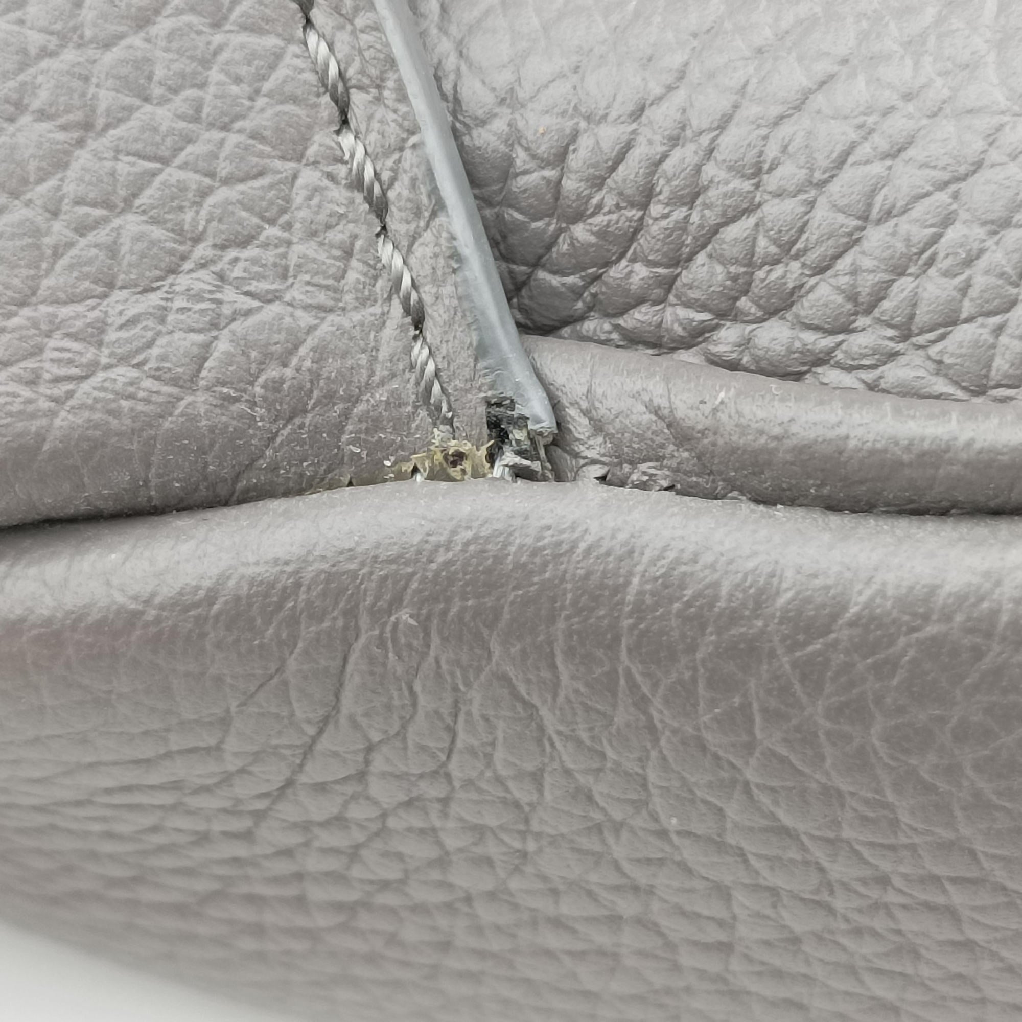 Pre-owned Christian Dior saddle Grey leather  bum bag/waist bag | stylenewstar