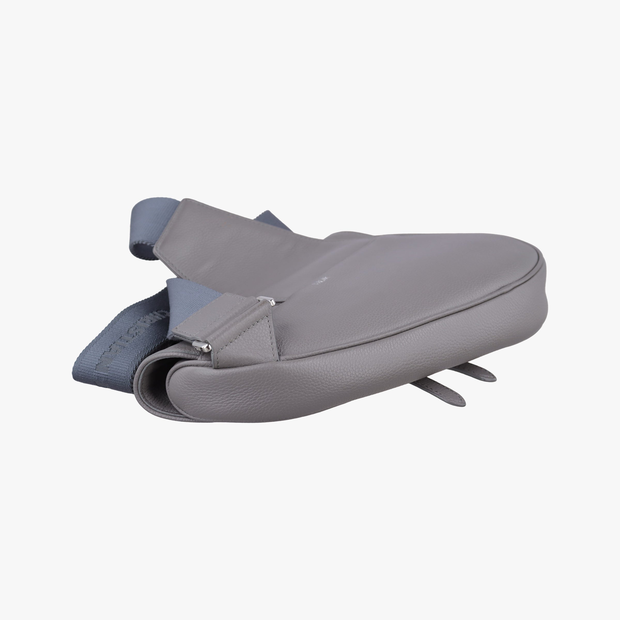 Pre-owned Christian Dior saddle Grey leather  bum bag/waist bag | stylenewstar