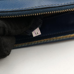 Secondhand Prada Galleria Blue SAFFIANO Leather BN2274 shoulderbag | stylenewstar