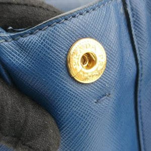 Secondhand Prada Galleria Blue SAFFIANO Leather BN2274 shoulderbag | stylenewstar