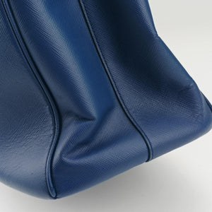 Secondhand Prada Galleria Blue SAFFIANO Leather BN2274 shoulderbag | stylenewstar