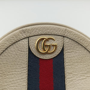 Pre-owned Gucci Ophidia White×red×navy Leather 598661 backpack/rucksack | stylenewstar