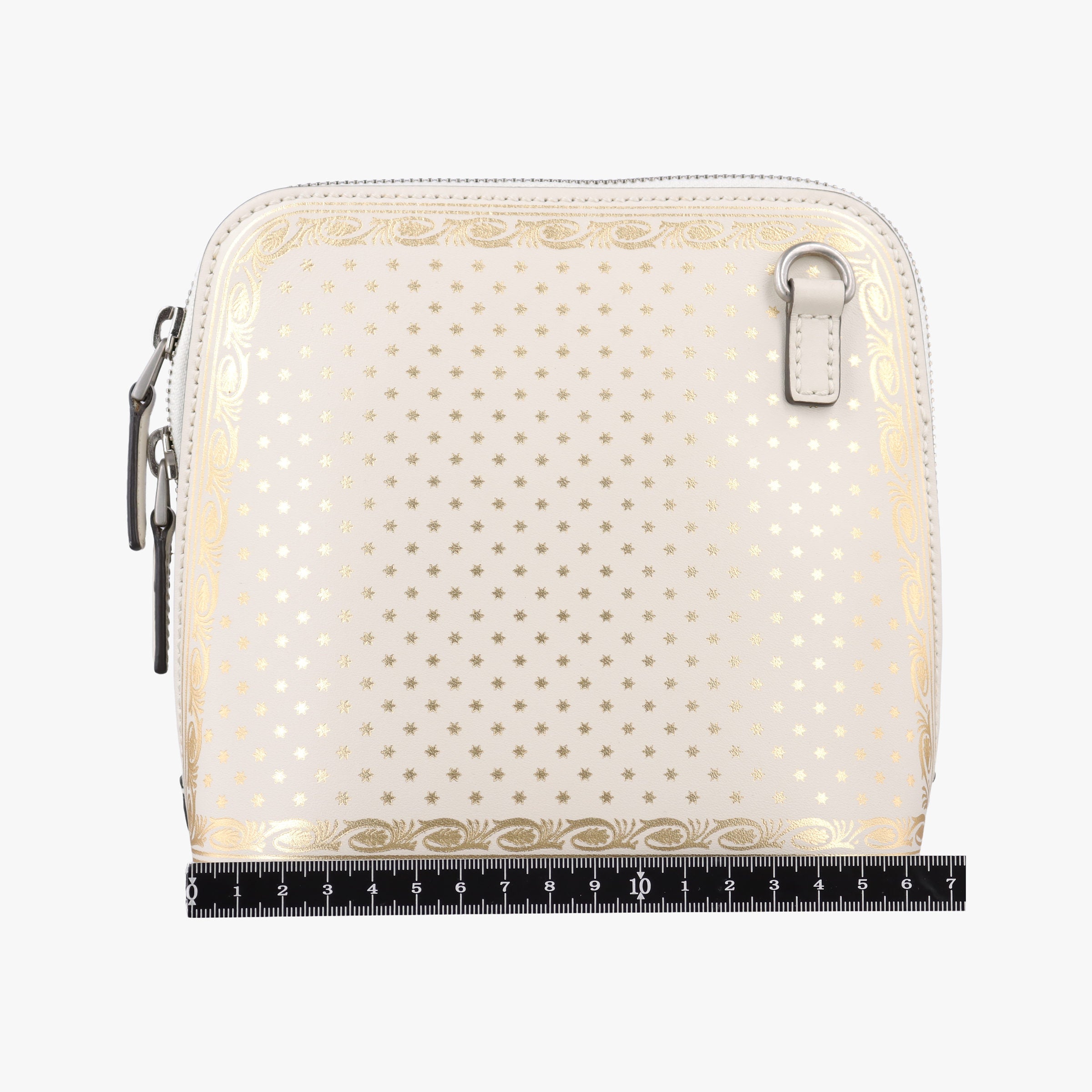 Vintage Gucci SEGA collaboration GUCCY print White Leather 511189 shoulderbag | stylenewstar
