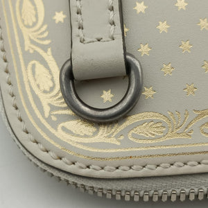 Vintage Gucci SEGA collaboration GUCCY print White Leather 511189 shoulderbag | stylenewstar