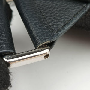 Pre-owned Christian Dior Saddle Black Jacquard  bum bag/waist bag | stylenewstar